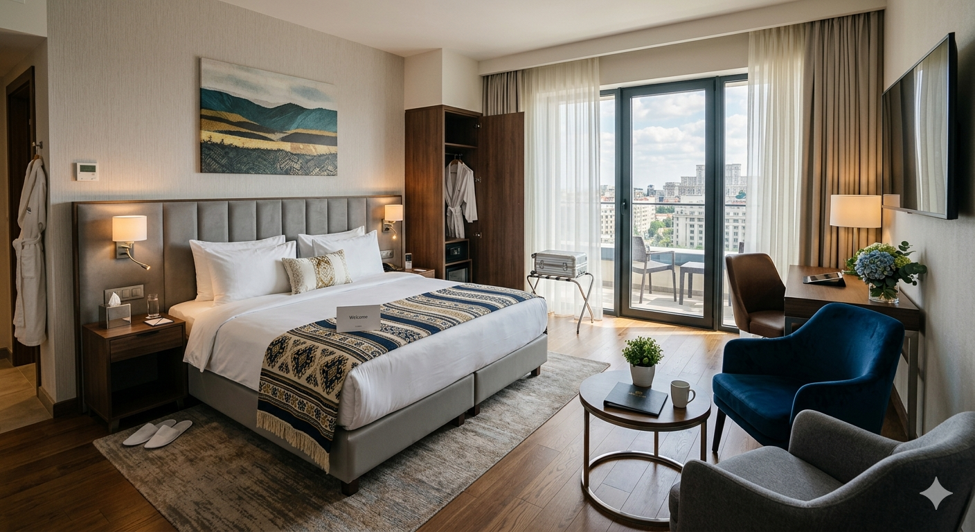 Chambre Twin — Hotel El Djazair — El Mouradia